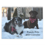 Family Pets 2010 Calendar