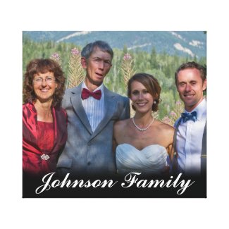 Family Photo Canvas Print