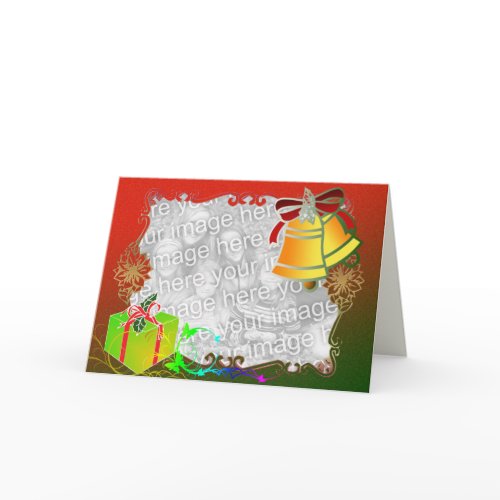 Family Photo Christmas Greeting Card card
