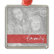Family Photo Custom Ornament ornaments