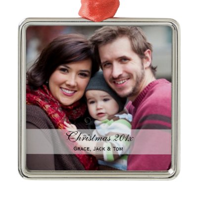 Family Photo Ornaments