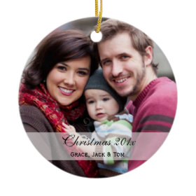Family Photo Ornaments