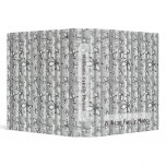 Family Photos Abstract Vintage Pattern Vinyl Binder