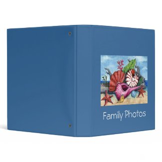 Family Photos - Beach Shells binder