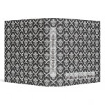 Family Photos Black and White Pattern Binders