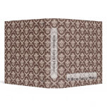 Family Photos Brown Vintage Pattern Binder