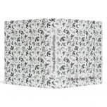 Family Photos Vintage Floral Pattern Vinyl Binders