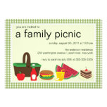 Family Picnic Summer BBQ Bash Party Invitation