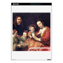Family Portrait by Rembrandt Harmenszoon van Rijn PS3 Slim Console Decal