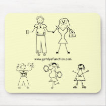 Family Portrait Mousepad mousepads