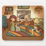 Family Portrait Mousepad mousepads
