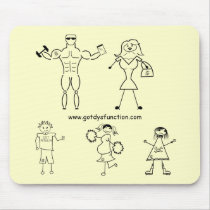 Family Portrait Mousepad mousepads