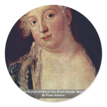 Family Portrait Of Baron Von Erlach Details: Baron Round Sticker