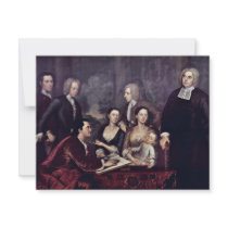 Family Portrait Of Dean George Berkeley By Smibert Invite