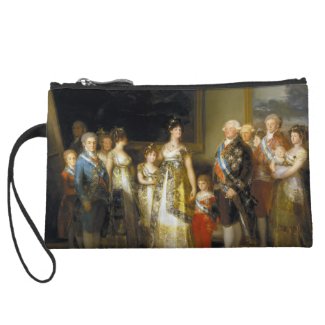 Family portrait of King Charles IVJose de Goya Wristlet Clutch