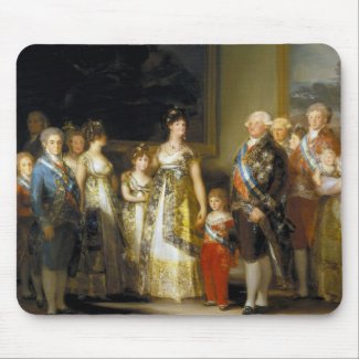 Family portrait of King Charles IVJose de Goya Mousepads