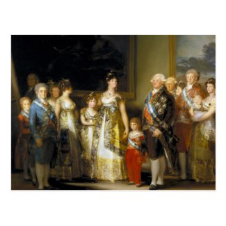 Family portrait of King Charles IVJose de Goya Postcards