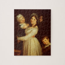 Family portrait of Madame Anthony and her children Puzzles