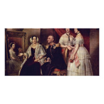 Family Portrait Of The Duke Joseph Of Saxe-Altenb Photo Greeting Card