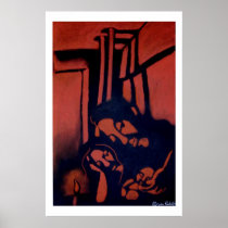 polestarimages, urban, african-american, latino, family, babies, Poster with custom graphic design