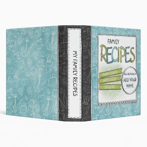Family Recipes Custom Avery Binder