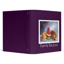 Family Recipes - Fruit Still-life binders by SherryHolderHunt Family Recipes - Fruit Still-life binders