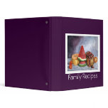 Family Recipes - Fruit Still-life Vinyl Binder