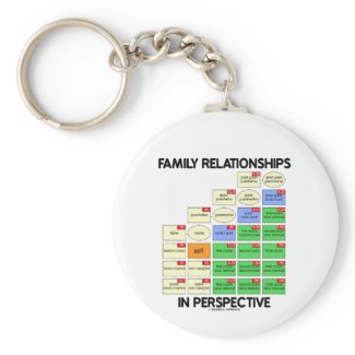 Family Relationships In Perspective (Reunion) Key Chain