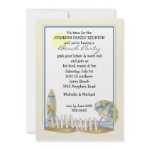 Family Reunion Beach Party Announcement