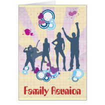 Family Reunion Customizable cards