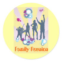 Family Reunion Customizable stickers
