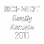 Family Reunion embroideredshirt