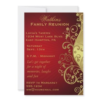 Family Reunion Invitation invitation