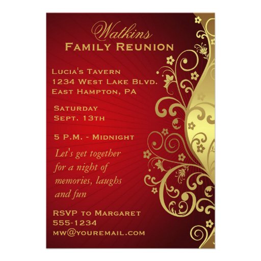 Family Reunion Invitation