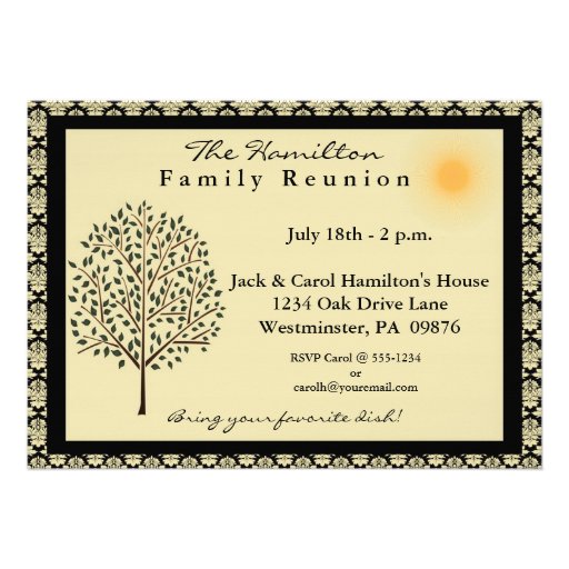 Family Reunion Invitation