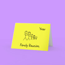 Family Reunion - invitation cards