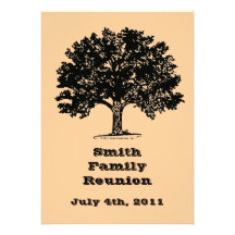 Family Reunion Invitation with Envelope