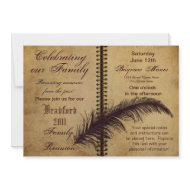 Family Reunion Invitations - Classic Design invitation