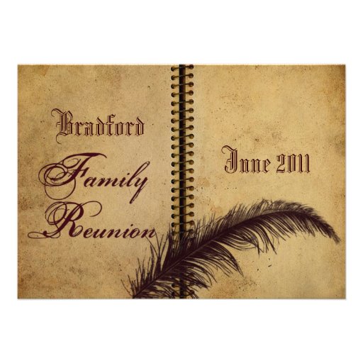 Family Reunion Invitations - Classic Design