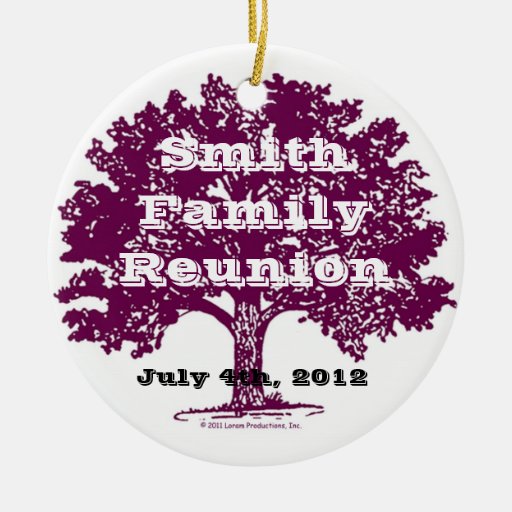 Family Reunion Keepsake Christmas Ornaments Zazzle