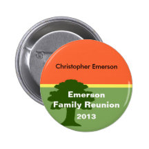 Family Reunion Name Tag Pin