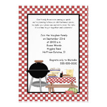 Family Reunion Picnic Invitation