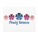 Family Reunion postcards