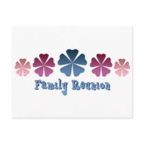 Family Reunion postcards