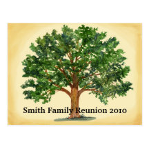 Family Reunion Postcard Invitation