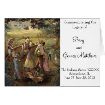 Family Reunion Program Greeting Card