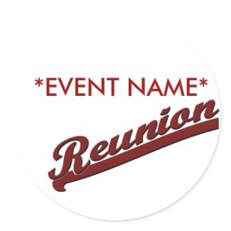 FAMILY REUNION REUNION BANNER TEXT sticker