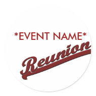 FAMILY REUNION REUNION BANNER TEXT sticker