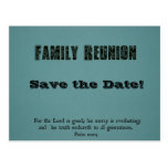Family Reunion: Save the Date! Postcards