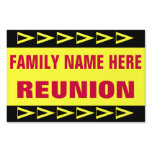 FAMILY REUNION yard signs